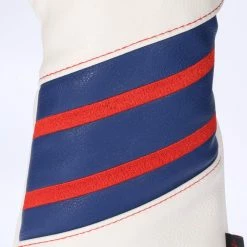 HNM Golf Volf Golf Red White Blue Leather Spider Headcovers -Golf Accessories Shop VolfGolfHeadcovers SpiderWoodsSets2
