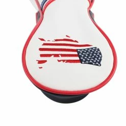 HNM Golf Volf Golf Red White Blue Leather USA Headcovers -Golf Accessories Shop VolfGolfHeadcovers USADriver3