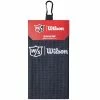 Wilson Staff Microfiber Trifold Golf Towel 16" X 21" Black