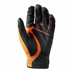 CaddiesShack Wilson Staff Fit All Gloves Men's -Golf Accessories Shop Wilson Staff Fit All Orange Black 1