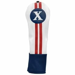 Hireko Sahara Retro Vintage #X Fairway Wood Headcovers 12 Hireko Sahara Retro Vintage #X Fairway Wood Headcovers -Golf Accessories Shop fw x hc red white blue