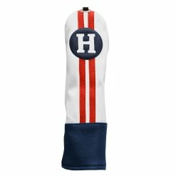 Hireko Sahara Retro Vintage Hybrid Headcovers -Golf Accessories Shop hy hc red white blue