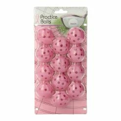 Hireko Intech Golf Practice Balls With Holes (12 Pack) -Golf Accessories Shop i24345
