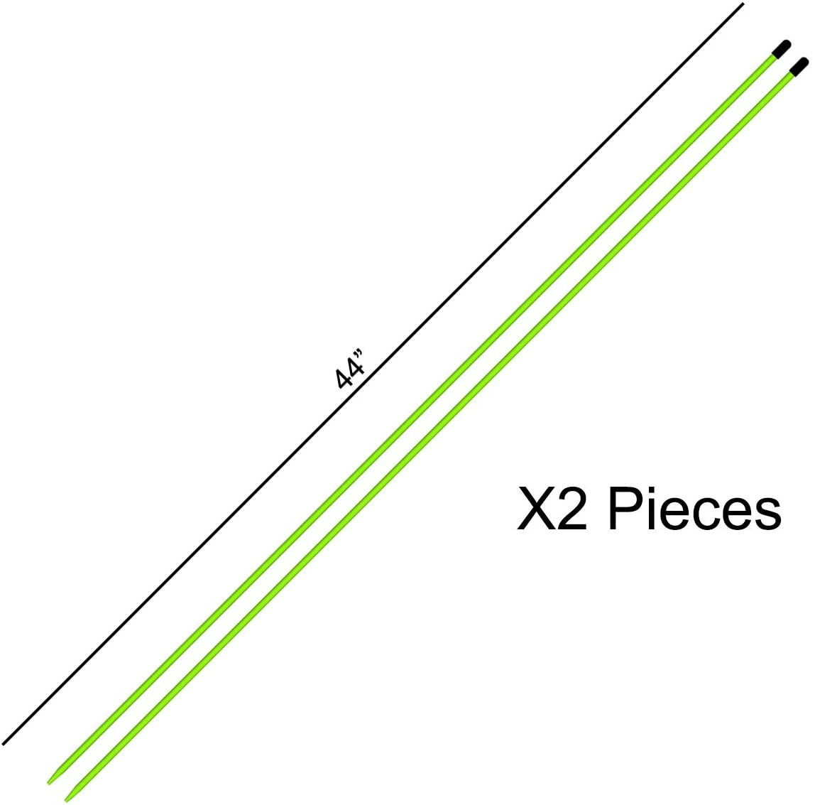 Golf Alignment Rods - MORODZ - 2 Pack 2 Golf Alignment Rods - MORODZ - 2 Pack - Image 2