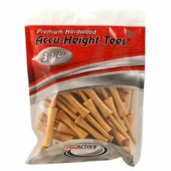 ProActive Sports Premium Hardwood Accu-Height Golf Tees -Golf Accessories Shop Accu Height Tees 3.25 a