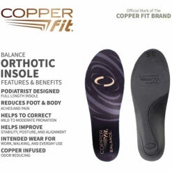 Golf Accessories Shop 32 Copper Fit Balance Orthotic Insoles