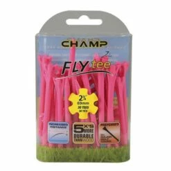 Champ Fly Tees 2.75" Plastic Golf Tees -Golf Accessories Shop Flytee 2.75 pink