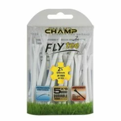 Champ Fly Tees 2.75" Plastic Golf Tees -Golf Accessories Shop Flytee 2.75 white