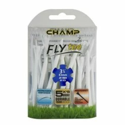 Champ Fly Tees 3.25" Plastic Golf Tees -Golf Accessories Shop Flytee 3.25 white