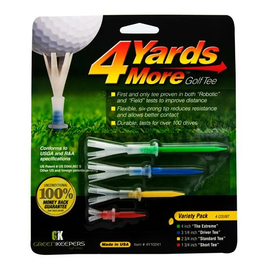 4 Yards More Golf Tees 1 4 Yards More Golf Tees