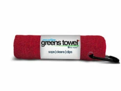 Clip Wipes Microfiber Golf Greens Towel -Golf Accessories Shop Greens Towels Cardinal Red