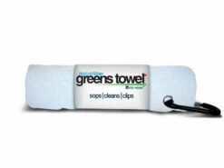 Clip Wipes Microfiber Golf Greens Towel -Golf Accessories Shop Greens Towels Pure White