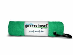 Clip Wipes Microfiber Golf Greens Towel -Golf Accessories Shop Greens Towels Shamrock Green