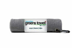 Clip Wipes Microfiber Golf Greens Towel -Golf Accessories Shop Greens Towels Sterling Silver