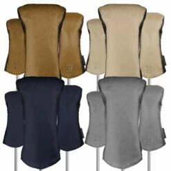 Sun Mountain Golf Canvas & Leather Head Covers