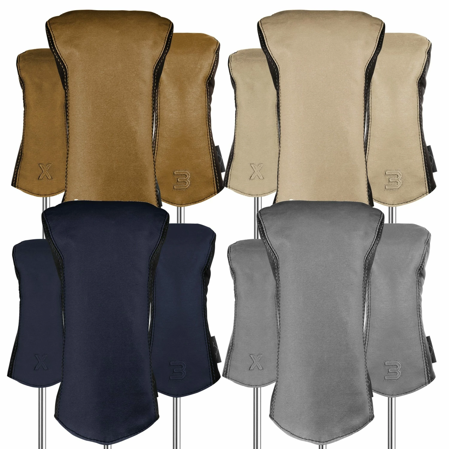 Sun Mountain Golf Canvas & Leather Head Covers 1 Sun Mountain Golf Canvas & Leather Head Covers