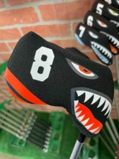 Shark Bite Neoprene Iron Head Covers Set -Golf Accessories Shop IMG 2815