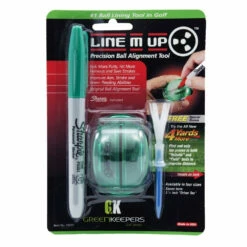 Green Keepers Line M Up Golf Ball Alignment Tool W/ Bonus