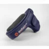 ReadyPutt Blade Mid-Mallet Putter Head Cover With Ball Cleaner - Navy Blue