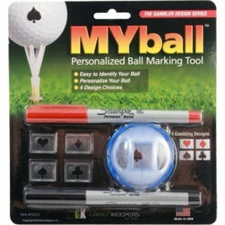 MyBall Personalized Ball Marking Tool 7 MyBall Personalized Ball Marking Tool -Golf Accessories Shop MyBall Marking Tool Gambler