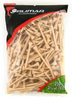 Orlimar 2.75" Golf Tees -Golf Accessories Shop OrlimarTees 250 2.75 NaturalWood