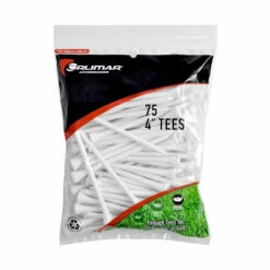 Orlimar 4" Golf Tees -Golf Accessories Shop OrlimarTees 4 75 White