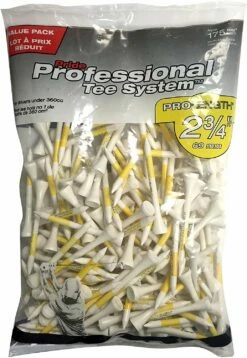 Pride Professional Tee System ProLength Golf Tees 28 Pride Professional Tee System ProLength Golf Tees -Golf Accessories Shop PTS ProLength White 2.75 175