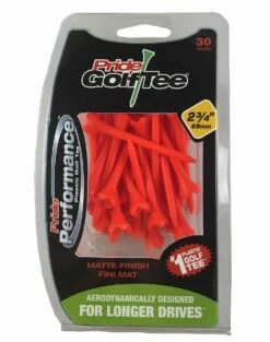 Pride Performance Matte Finish Golf Tees 12 Pride Performance Matte Finish Golf Tees -Golf Accessories Shop Pride Performance Matte 234 Orange 30ct 87990