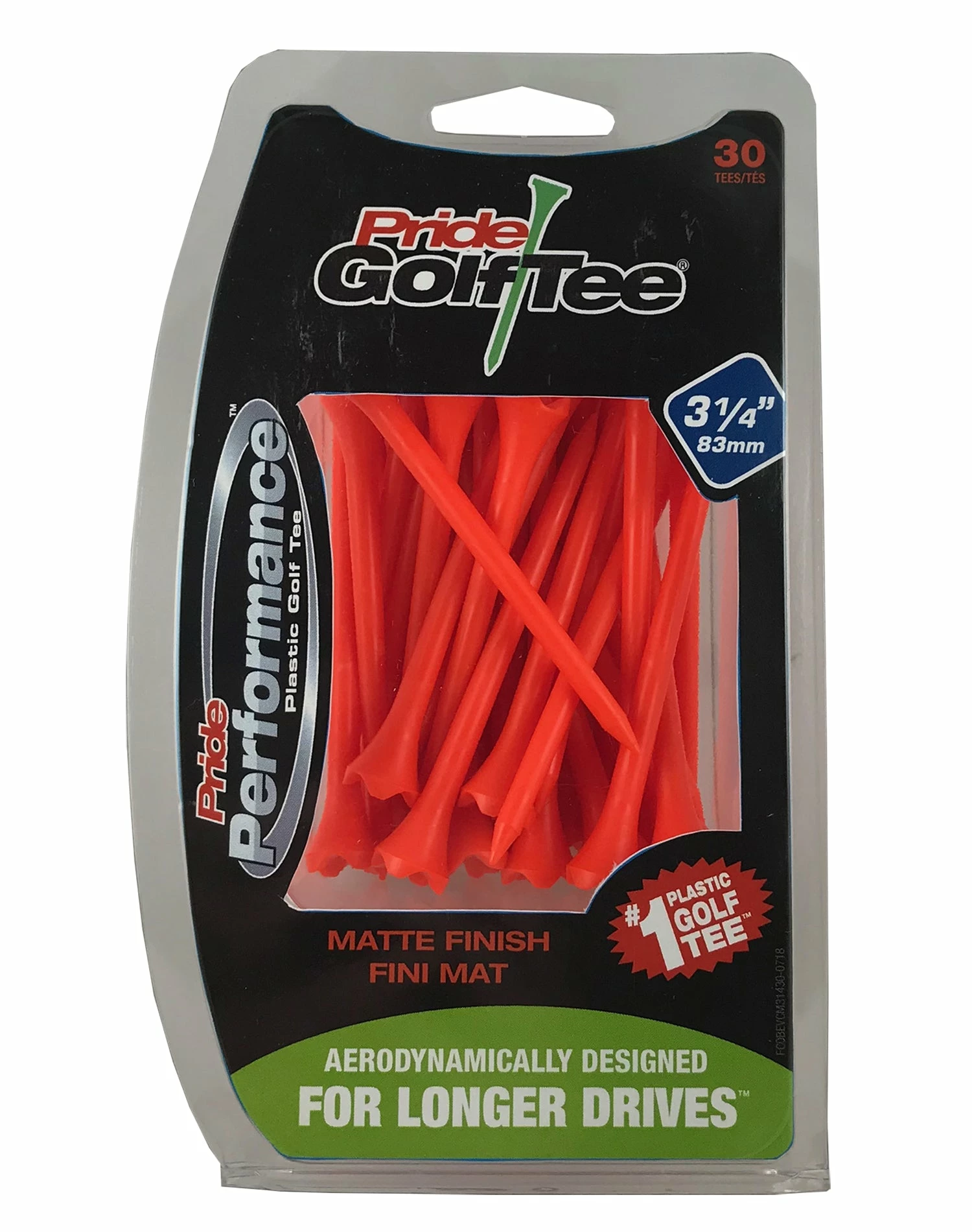 Pride Performance Matte Finish Golf Tees 6 Pride Performance Matte Finish Golf Tees - Image 6