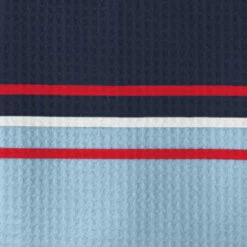 Sun Mountain Sonnenalp Mid-Stripe Golf Towel -Golf Accessories Shop Sonnenalp TOWELFROSTNAVYREDcopy