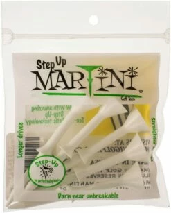 Martini Tees - Step Up Tees 13 Martini Tees - Step Up Tees -Golf Accessories Shop StepUp White