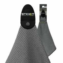 Monument Golf Stick It Magnetic Towels -Golf Accessories Shop Stick It Towel Gray a
