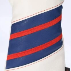 Volf Golf Red White Blue Leather Spider Headcovers -Golf Accessories Shop VolfGolfHeadcovers SpiderWoodsSets2