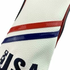 Volf Golf Red White Blue Leather USA Headcovers 17 Volf Golf Red White Blue Leather USA Headcovers -Golf Accessories Shop VolfGolfHeadcovers USAFairway1