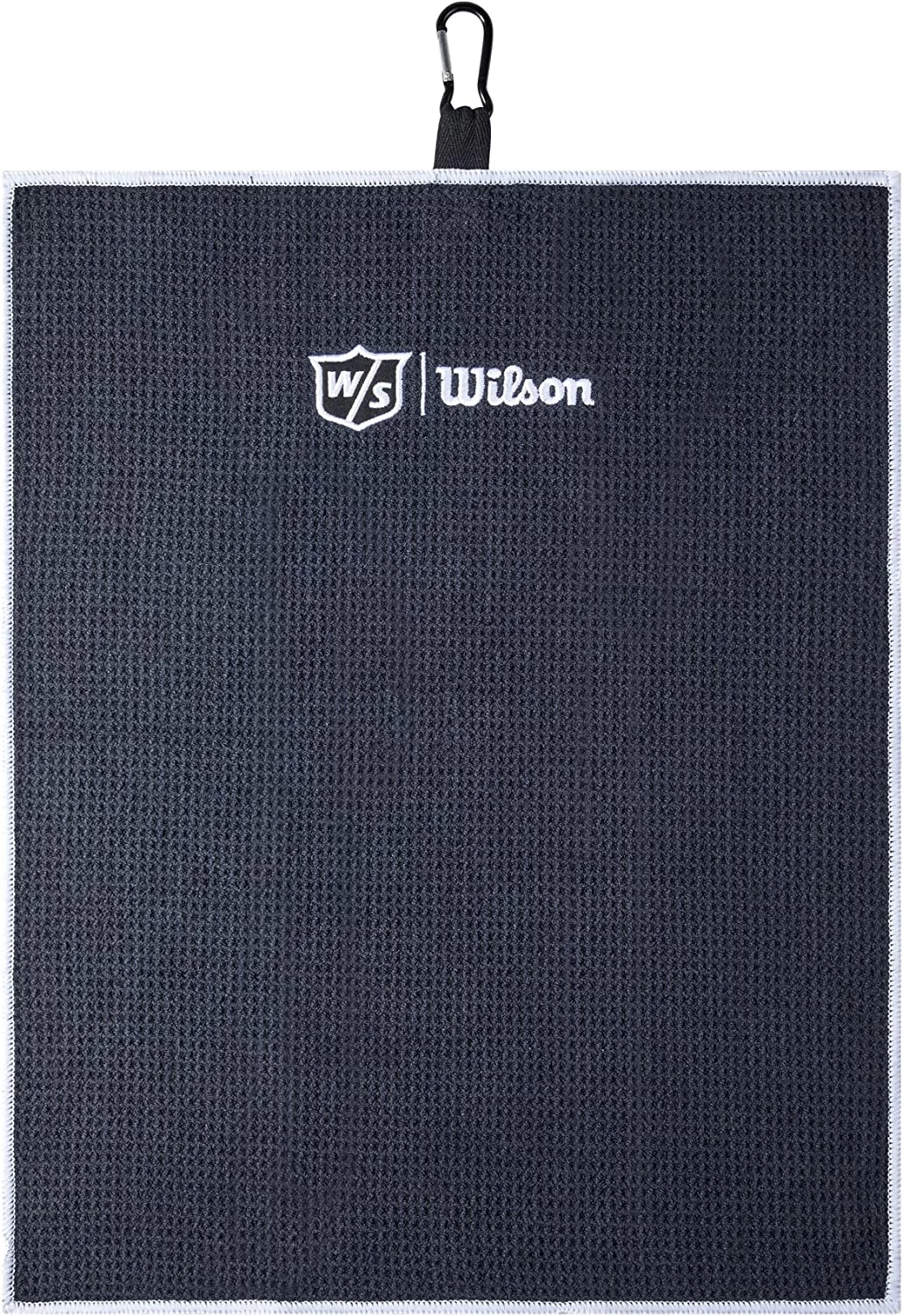 Wilson Staff Microfiber Trifold Golf Towel 16" X 21" Black 4 Wilson Staff Microfiber Trifold Golf Towel 16" X 21" Black - Image 4