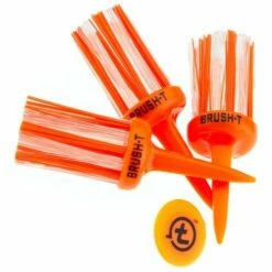 Brush-t Golf Original Brush Tees -Golf Accessories Shop orange 1