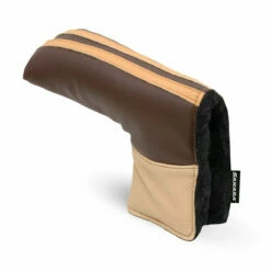 Sahara Retro Vintage Blade Putter Headcovers 12 Sahara Retro Vintage Blade Putter Headcovers -Golf Accessories Shop retro putter hc brown tan